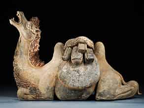 Detailabbildung:  Liegendes Kamel der Tang-Dynastie