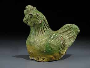 Detailabbildung:  Eines der Tiere der zwölf Tierkreiszeichen der chinesischen Astrologie - „Der Hahn“
