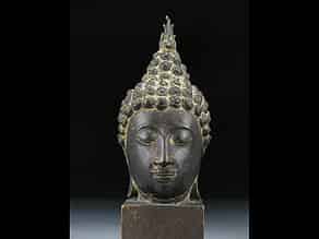 Detail images:  Kopf eines Buddha