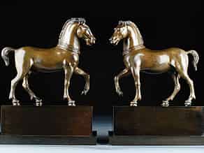 Detail images:  Bronzefiguren zweier Pferde von San Marco