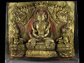 Detailabbildung:  Tibetanische Buddha-Figurengruppe