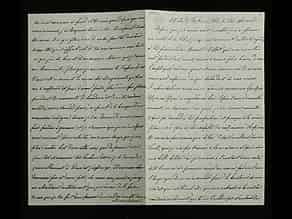 Detailabbildung:  Brief Nr. 43 der Korrespondenz des Zaren Alexander II. von Russland an Ekaterina Dolorukaya (der späteren Prinzessin Jurjewskaya) 