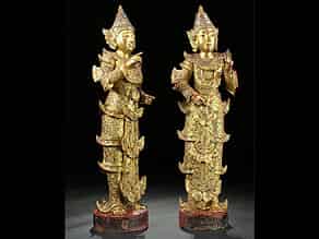 Detail images:  Paar Tempelfiguren