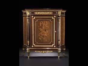 Detailabbildung:  Qualitätvolle, reich dekorierte Salonkommode, Stil Napoleon III.