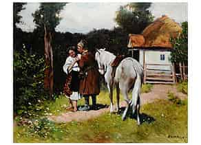 Detail images:  Khol Bakov, Russischer Maler des 19./20. Jahrhunderts