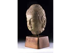 Detailabbildung:  Kopf eines Buddha