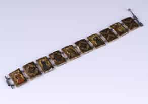 Detailabbildung:  Armband aus rechteckigen Elfenbeinplatten