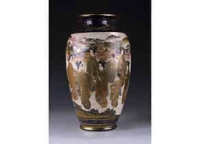 Detailabbildung:  Japanische Vase der Meiji-Periode