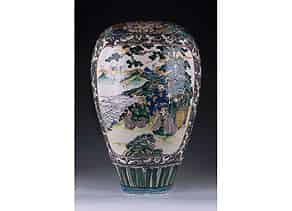 Detail images:  Japanische Vase der Meiji-Periode