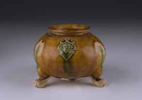 Detailabbildung:  Chinesische San-Tsai-Vase