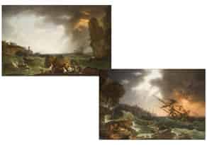 Detail images:  Claude Joseph Vernet, 1714 Avignon - 1789 Paris, Nachfolge des