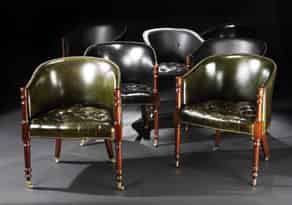 Detailabbildung:  Sieben englische Tub Chairs
