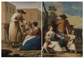 Detail images:  Italienischer Maler des 18. Jahrhunderts (P. Fabris ?)