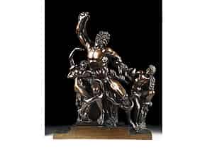 Detailabbildung:  Laokoon-Gruppe in Bronze
