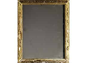 Detailabbildung:  Spiegel in vergoldetem Stuckrahmen