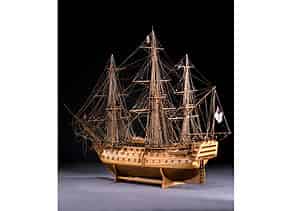 Detailabbildung:  Holzmodell eines Segelschiffes