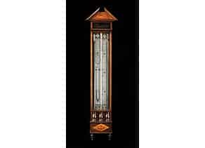 Detail images:  Niederländisches Bakbarometer mit einfacher Röhre, Barometer und Thermometer mit Quecksilberfüllung