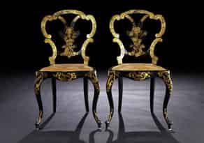 Detailabbildung:  Paar viktorianische Damensalonmöbel