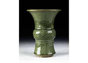 Detailabbildung:  Celadon-Vase