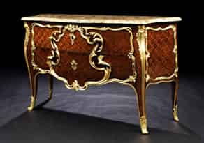 Detailabbildung:  Elegante, museale Louis XV-Kommode