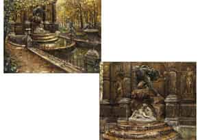 Detail images:  L. Cassel, Belgischer Maler des 20. Jahrhunderts