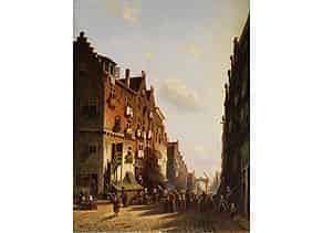 Detail images:  Johannes Franciscus Spohler, 1853 Rotterdam - 1894 Amsterdam