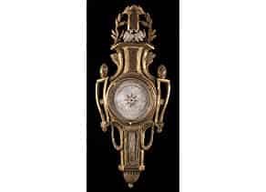 Detail images:  Louis XVI-Barometer-Wandkasten