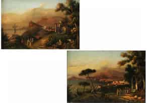 Detailabbildung:  Italienischer Maler des 19. Jahrhunderts, Scuola di Posillipo