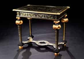 Detailabbildung:  Eleganter französischer Salon-Boulle-Tisch im Louis XIV-Stil