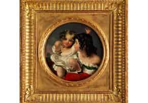 Detailabbildung:  J. Surrey, englischer Maler des 19. Jahrhunderts unter dem Einfluss von Sir Thomas Lawrence. 
