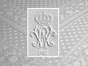 Detail images:  Paar Handtücher aus dem ehemaligen Besitz Kaiser Wilhelm II., 1859 - 1941