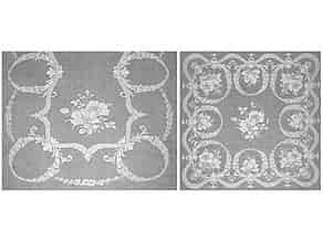 Detail images:  Prachtvolle Bankett-Tafelgarnitur mit Füllhörnern