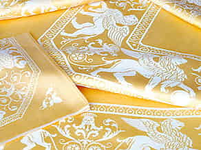 Detail images:  Tafelgarnitur mit venezianischen Löwen
