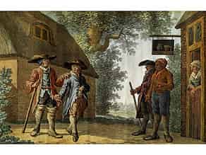 Detail images:  Holländischer Maler des 18. Jahrhunderts
