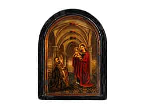 Detail images:  Tafelbild mit Darstellung der Anbetung der Heiligen Maria 