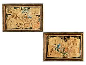 Detail images:  Paar trompe l`oeil-Gemälde