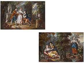 Detail images:  Französischer Maler des 18. Jahrhunderts