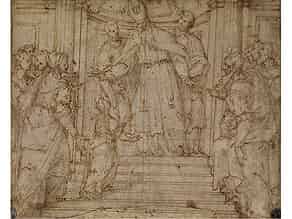 Detailabbildung:  Federico Zuccaro, 1540 Urbino - 1609, zug.