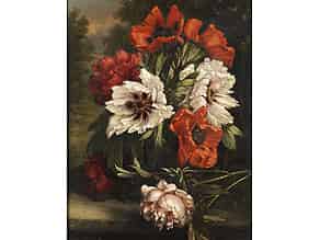Detailabbildung:  P. de Vos, Maler des 19. Jahrhunderts, der im Stil seines holländischen Namensvorfahren gearbeitet hat