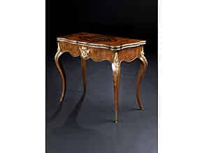 Detailabbildung:  Eleganter Louis Philippe-Spieltisch
