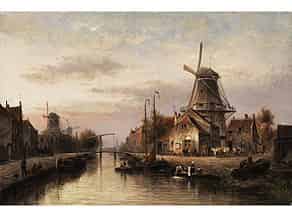 Detailabbildung:  Charles Dommershuizen Niederländischer Maler, im 19. Jahrhundert mehrfach erwähnt