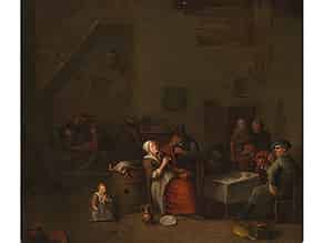 Detailabbildung:  Niederländischer Maler des 17. Jahrhunderts in der Art von Egbert van Heemskerck