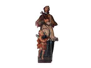Detailabbildung:  Darstellung eines Jesuiten-Heiligen (Aloisius von Gonzaga?)