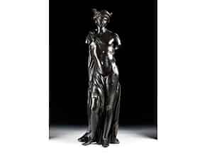 Detail images:  Bronzefigur des Hermes