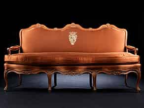 Detailabbildung:  Französisches Rokoko-Sofa