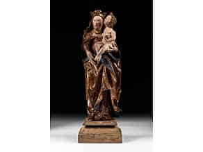 Detail images:  Standfigur einer Madonna mit Kind