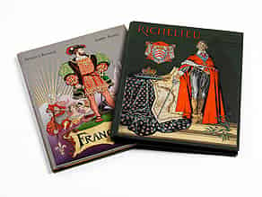 Detail images:  Zwei Bücher: Richelieu und François I. 