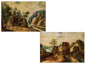 Detail images:  Frederick van Valckenborch, 1570 – 1623