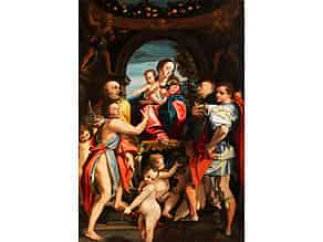 Detail images:  Domenico Mona, 1550 - 1602, Mitarbeiter des Giuseppe Mazzuoli, 1536 - 1589 Ferrara