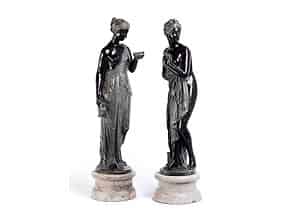 Detail images:  Paar Bronzefiguren